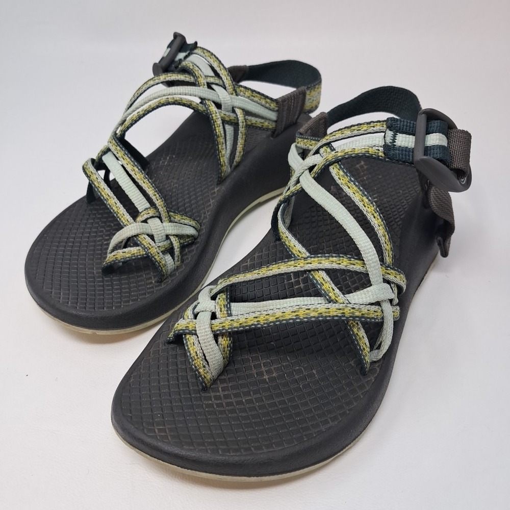 Chaco ZX3 Yampa Sandals Women's 5 Stardust Green Hiking Trail Water Shoes Vibram